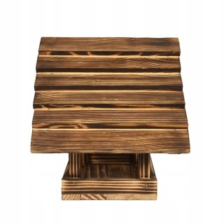 Karmnik Dla Ptaków Solidny Budka, Opalany XXL, Duży, do ogrodu