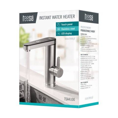 Przepływowy podgrzewacz wody - bateria stojąca