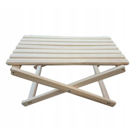 Zestaw stolik do lezaków +2 lezaki CZARNE, Woodok