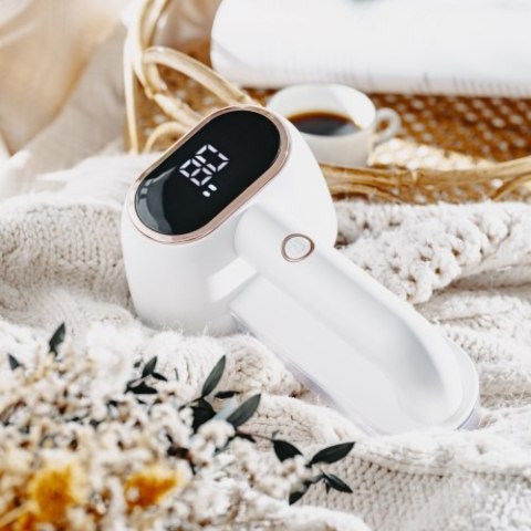 AD 9622 white Golarka do tkanin z wyświetlaczem lcd