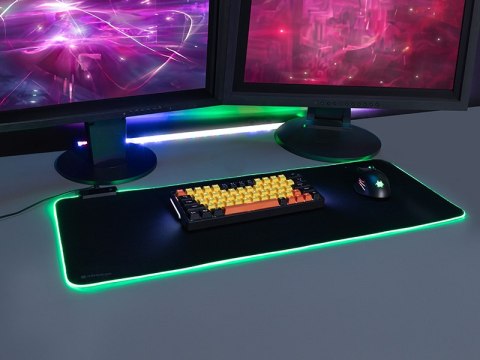 Podkładka pod klawiaturę i mysz TRACER GAMEZONE Maxi RGB (80/30/0,4)