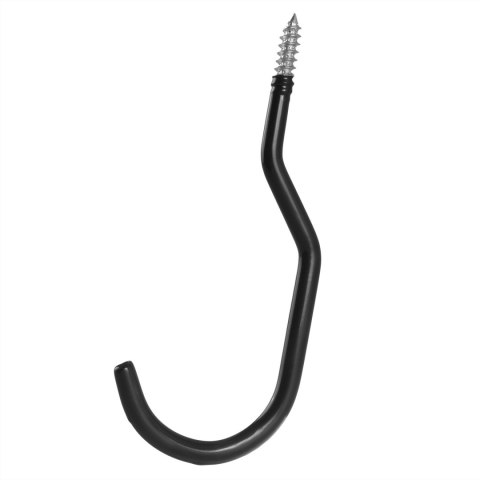 Komplet 2 haków sufitowych Maclean, na drabinę, rower, wąż ogrodowy, stalowy, max. obciążenie 10kg/uchwyt, MC-485