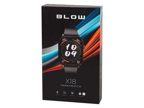 89-010# Smartwatch blow x18 czarny