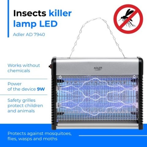 AD 7940 Lampa owadobójcza led