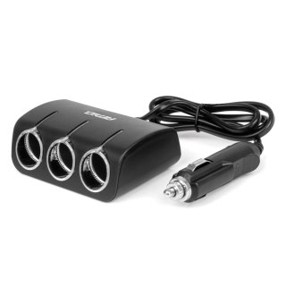 Rozdzielacz gniazda zapalniczki 12v 24v 120w 80cm amio-04359