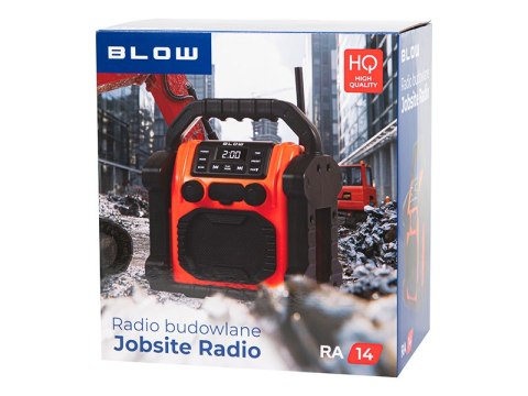 77-552# Radio przenośne analogowe am/fm blow ra14 budowlane