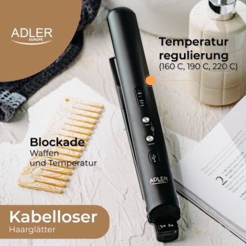 AD 2327 black Prostownica bezprzewodowa podróżna ? usb