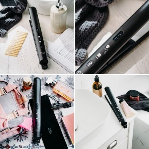 AD 2327 black Prostownica bezprzewodowa podróżna ? usb