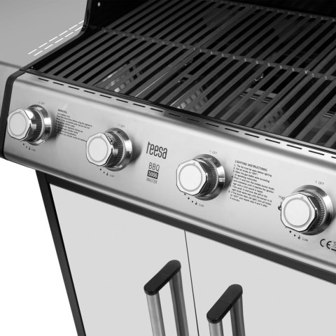 Teesa BBQ 5006 MASTER grill gazowy - 5 palników- miejsce na butlę