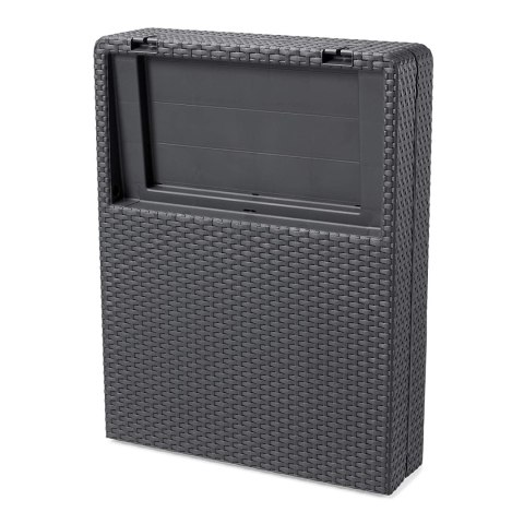 Leżak ogrodowy regulowany Jaipur Sun Lounger grafitowy