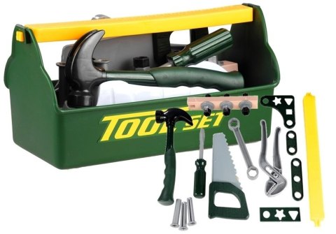 Zestaw Małego Majsterkowicza Skrzynka Młotek Piła Narzędzia