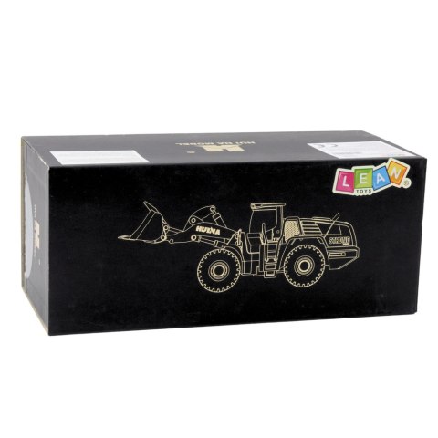 Koparko Ładowarka Metalowa Konstrukcja Huina Żółta 1:50