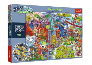 Puzzle - 500 - Spy Guy Lost Items - USA - Rodzina Treflików - Trefl 37480