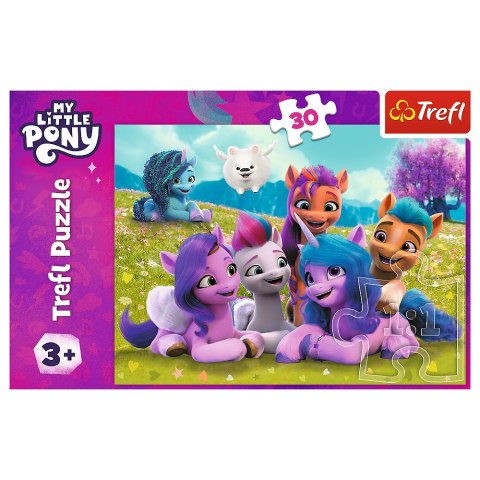 Puzzle - 30 - Przyjacielskie Koniki Pony - My Little Pony - Trefl 18299