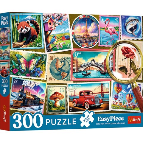 Puzzle - 300 EasyPiece - Znaczki pocztowe - Trefl 23100