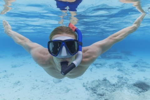 Zestaw Do Nurkowania Czarny Maska Rurka Bestway 24053