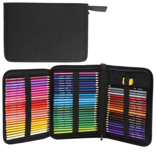Zestaw Kredki Do Rysowania Szkicowania Sześciokątne Piórnik Etui 72el