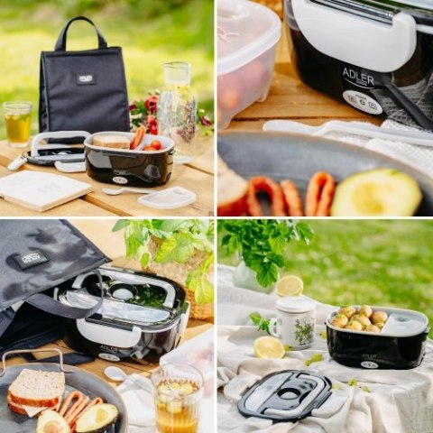 AD 4521 Pojemnik na żywność z torbą termiczną 5 litrów | do auta i domu (12v / 230v)