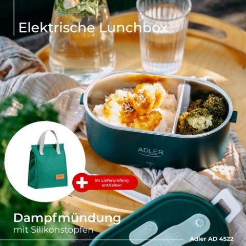 AD 4522 green Pojemnik na żywność z torbą termiczną 5 litrów