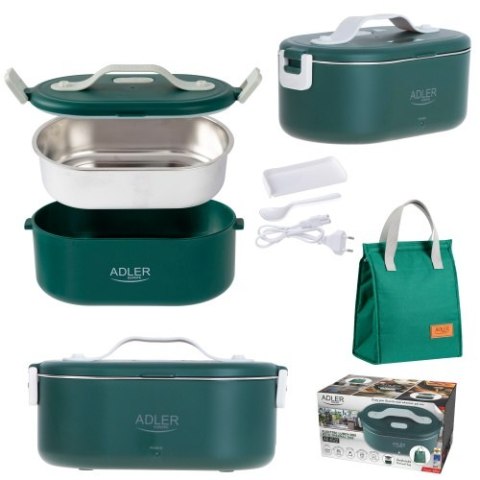 AD 4522 green Pojemnik na żywność z torbą termiczną 5 litrów