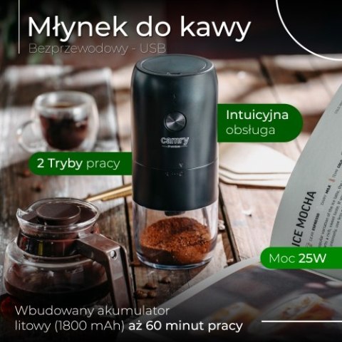 CR 4302 Młynek do kawy bezprzewodowy - usb