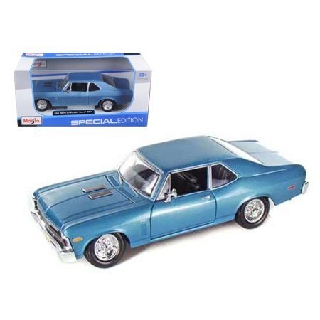 Model kompozytowy chevy nova ss 1970 zielony 1:24