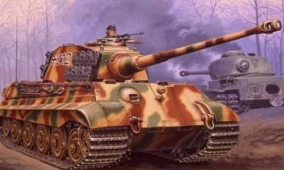 Model plastikowy tiger ii ausf. b