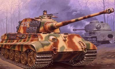 Model plastikowy tiger ii ausf. b