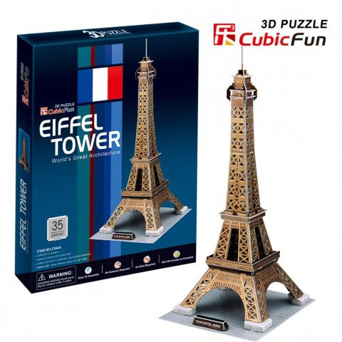 Puzzle 3d wieża eiffel'a