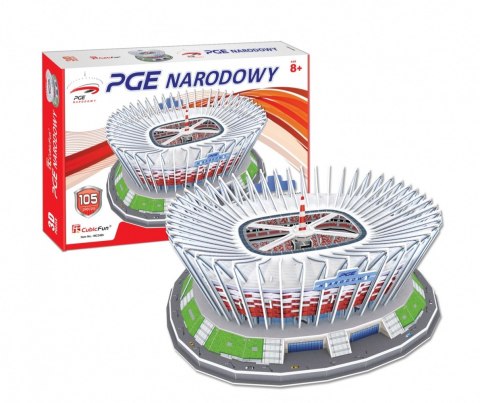 Puzzle 105 elementów 3d stadion pge narodowy