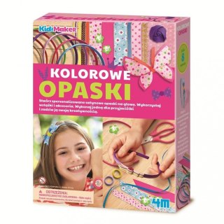Zestaw kreatywny kolorowe opaski
