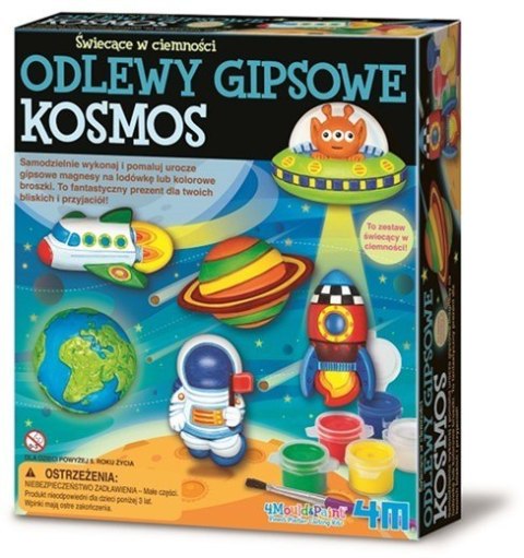 Zestaw kreatywny odlewy gipsowe - kosmos