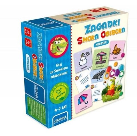 Gra zagadki smoka obiboka niebieskie
