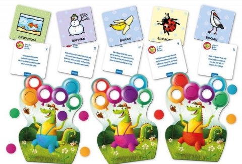 Gra zagadki smoka obiboka niebieskie