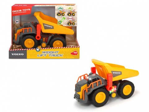 Pojazd wywrotka volvo 3 światła i dźwięk