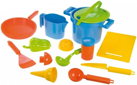 Zestaw do piasku - naczynia kuchenne, 14 elementów