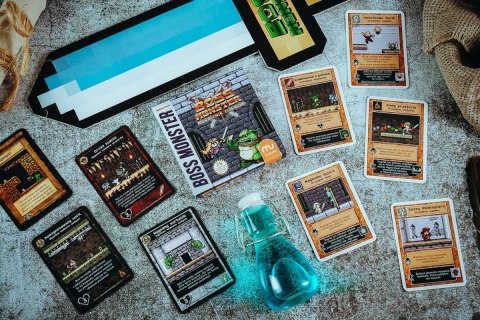 Gra boss monster: niezbędnik bohatera. dodatek