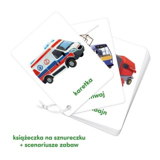 Karty obrazkowe na sznurku - pojazdy