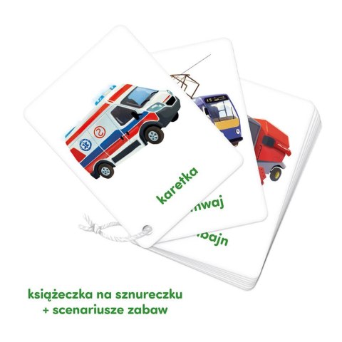 Karty obrazkowe na sznurku - pojazdy