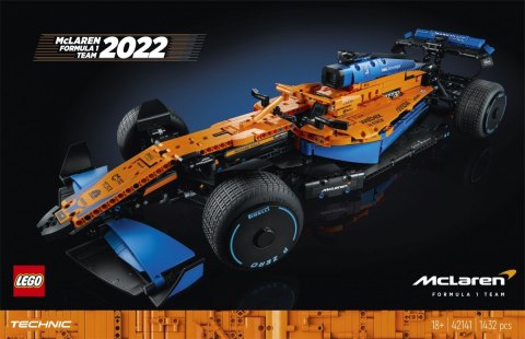 Klocki technic 42141 samochód wyścigowy mclaren formula 1