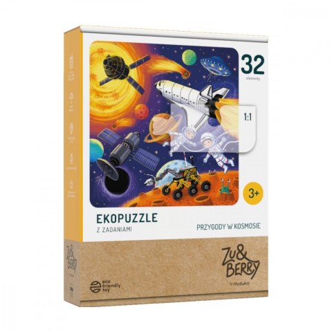 Puzzle 32 elementy przygody w kosmosie