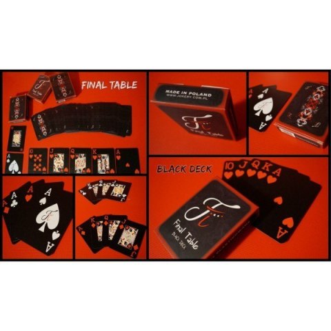 Karty final table- black deck