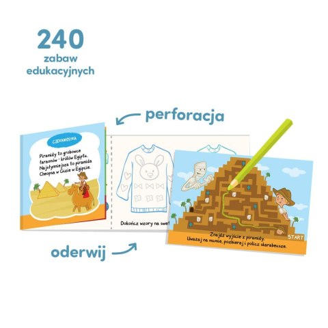 Książeczka zabawy logiczne dla dzieci od 5-6 lat