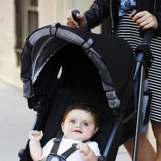 Osłona uv do wózka srebrny