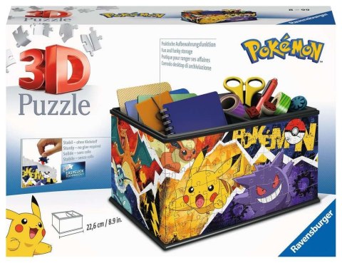 Puzzle 216 elementów 3d szkatułka pokemon