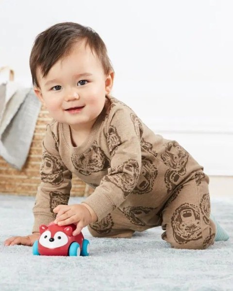 Samochodzik z napędem pull&go - lis