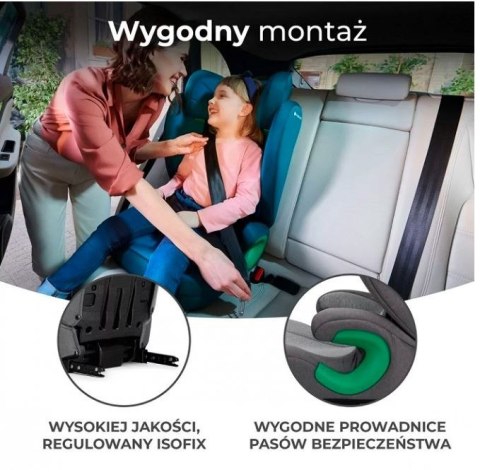 Fotelik samochodowy junior fix 2 i-size 100-150 cm rocket grey