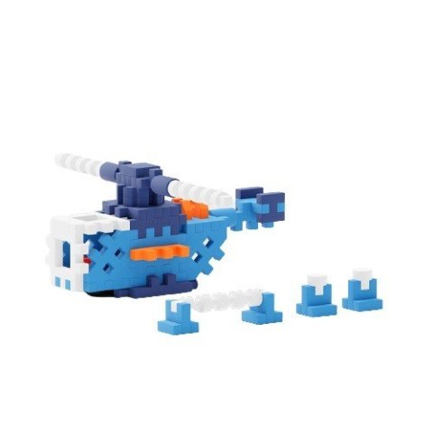 Klocki konstrukcyjne waffle mini - posterunek policji