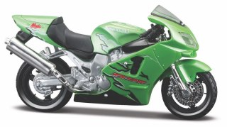 Model metalowy motocykl kawasaki ninja zr-12r 1/18 z podstawką