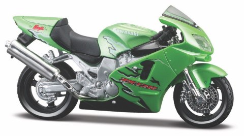 Model metalowy motocykl kawasaki ninja zr-12r 1/18 z podstawką